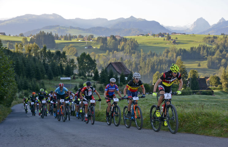 Finale der Garmin Bike Marathon Classics am 20. Iron Bike Race, am Sonntag, 25. September 2016 in Einsiedeln. Foto Martin Platter
